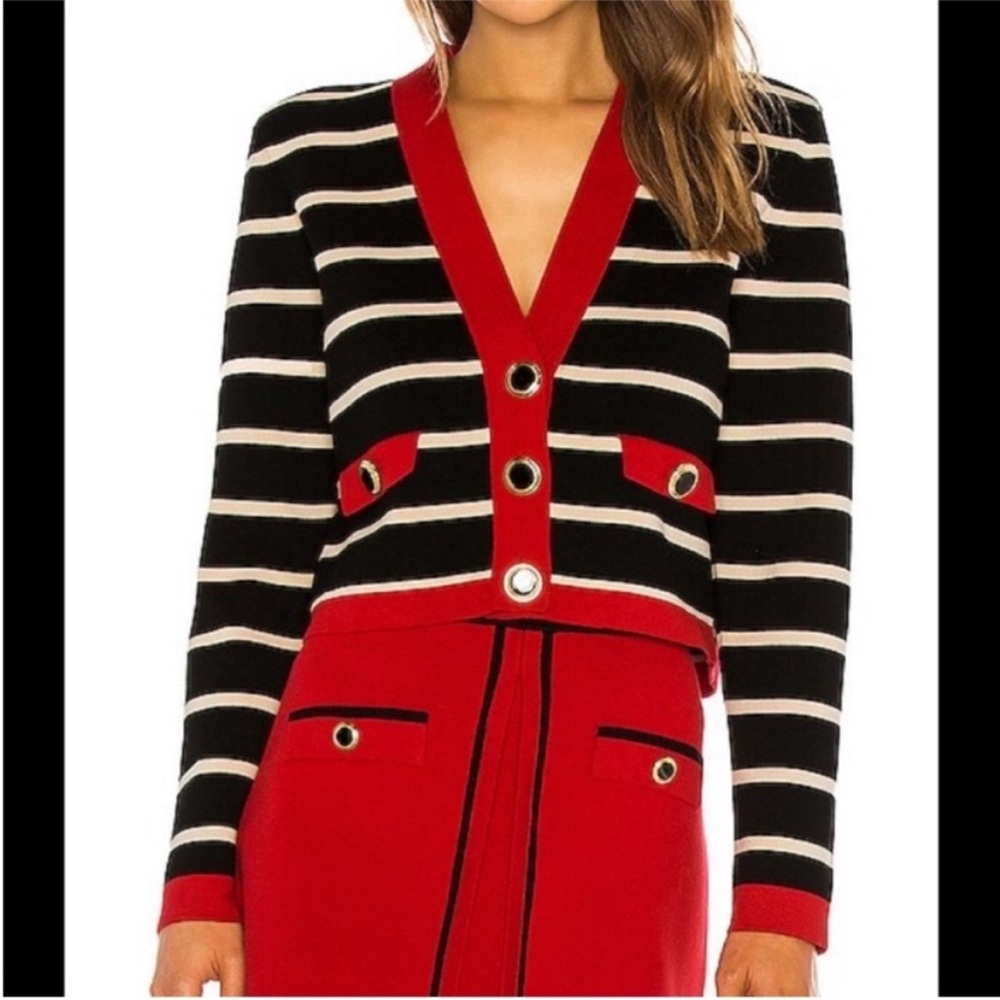 Ronny Kobo Collection – Striped Nautical Cardigan